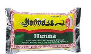 Hansika Herbs & Vibes Hair Henna, 125g (Pack of 6) - Green