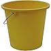 Produktbild Eimer mit Griff aus langlebigem Kunststoff, 5 Liter, ø 23cm, 20 cm hoch: Kunststoffeimer 5L Putzeimer Wasser Eimer Haushaltseimer Plastikeimer mit Griff
