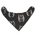 Baby Unisex Bandana Drool Bibs , ivencase Lovely Owl Absorbent Cotton Cute Baby Gift Sets Feeder Bib for Boys & Girls (4-Pack Set)