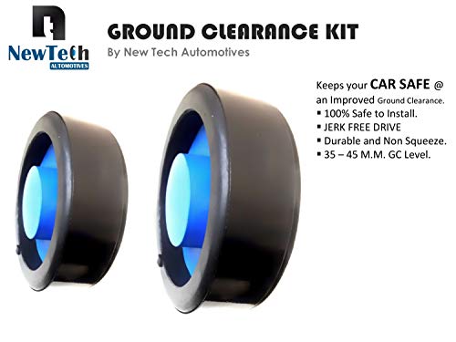 NewTech 35-45 MM Overall GC Level Ground Clearance Lift Rear Full Kit with Dual Coil Lock Technology for Maruti Suzuki Ertiga, Set of 2 Pieces