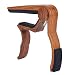 Produktbild Tragbare Größe Aluminiumlegierung Quick Change Clamp Key Clip Acoustic Classic E-Gitarre Capo Ton Einstellung Tune Trigger - Rot Holz Farbe