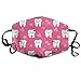 Produktbild Nicegift Happy Teeth Flowers Face Masks Breathable Dust Filter Masks Mouth Cover Masks Elastic Ear Loop