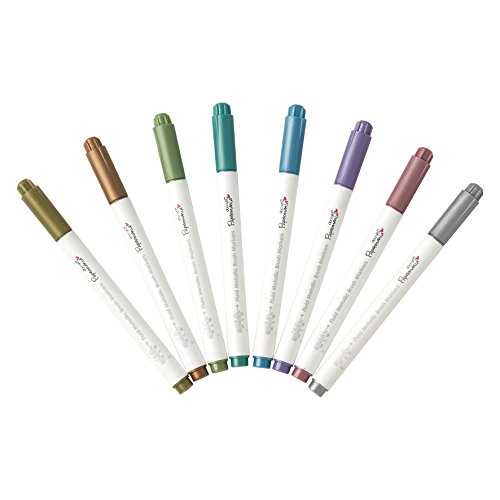 Docrafts Brush Marker Fluid Metallic, verschiedene Farben (8 Stück) - 7