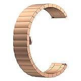 XiYuanShangMao Uhrenarmband aus Edelstahl f¨¹r Honor Watch Magic (Ros¨¦Gold)