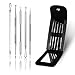 BESTOPE Blackhead Remover Pimple Acne Extractor Tool Best Comedone Removal Kit - Treatment for Blemish, Whitehead Popping, Zit Removing - 100% Hygienic for Risk Free Nose Face Skin (Type-2)