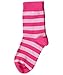Maxomorra Socks - Cerise / Pink Stripes - UK 2-3 / EU34-36