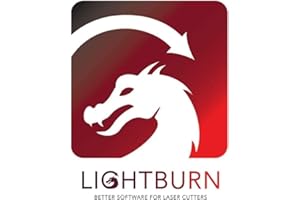 Creatorally Clave de Software LightBurn Core, Clave de Licencia de Código G para Máquina Cortadora y Grabadora Láser de Diodo, Grabador Semiconductor Tipo Marco (Anteriormente: LightBurn GCode)