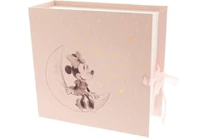 WIDDOP AND CO Widdop Disney Baby Keepsake Box rosa e oro – Minnie, 24 x 24 x 9,5 cm