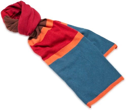 Alice Hannah Shawl Stripe Women's Scarf Rust/Teal/Pomodoro/Coffeebean/Burgundy One Size