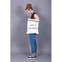 Jutebeutel mit Knopf - augen zu und tanzen