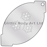 Face Paint Stencils - Snowflakes 016
