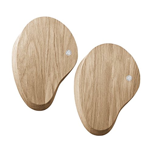 George Jensen GJ 116832 Schneidebrett Set, klein, 2 Stück, Holz, braun, 26,9 x 20 x 3,6 cm