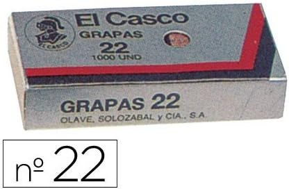 The Helmet 129163 – Box of 1000 Staples Galvanised No. 22 22/6G