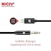 Produktbild Lightning zu Aux Kabel, Micar Blitz zu 3,5 mm Aux Kabel Stecker Stereo Audio Adapter, Premium Nylon Car Aux Kabel für iPhone 7 / 7S / 8/7 Plus / 8 Plus / X und perfekt kompatibel mit iOS 10.3 / 11 und höher