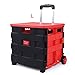 Produktbild Fashion Trolleys Plastic Folding Portable Einkaufswagen Kleiner Kofferraum,L