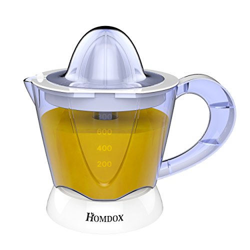Homdox Zitruspresse Elektrisch Citrus Squeezer Juicer mit Start / Stopp Automatik 1L, 40W für Orangen Mandarinen Grapefruits Limetten Zitronen - 4