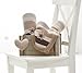 Clair de Lune Striped Pick & Mix Cotton Baby Pram Blanket (Cream/Brown)