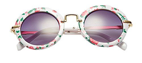 Fashion Kids Polarized Sunglasses UV 400 Rated Floral Print Age 3-10