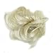 Super Fake Hair Scrunchy On A Ponio Loop. Medium Size - Light Blonde.