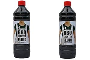 Bird Brand, BBQ Lighter Fluid - Lighting Fluid for Barbecue Lovers and Bonfire Enthusiasts - Economical Fire Lighter, Twin Pack (2x 1 Litre)