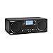 Price comparison product image auna Worldwide CD Internet Radio w/Bluetooth • CD Player w/DAB / DAB + Tuner • Clock Radio • MP3-Compatible USB Port • Spotify Connect • AUX • App Control • Multi-Room Function • Sleep Timer • Black
