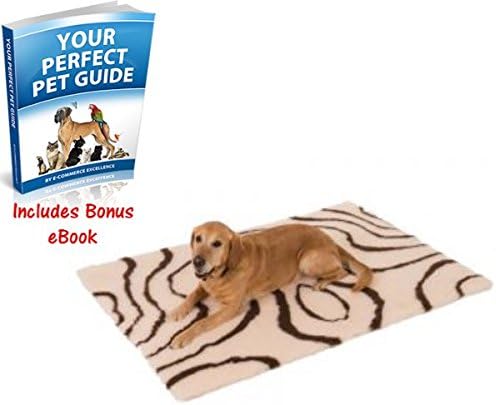 Non Allergenic And Hygienic Pet Blanket - Elegant - Ideal As A Cosy Place To Sleep For Your Dogs &amp; Cats, In The Car Or In The Whelping Box