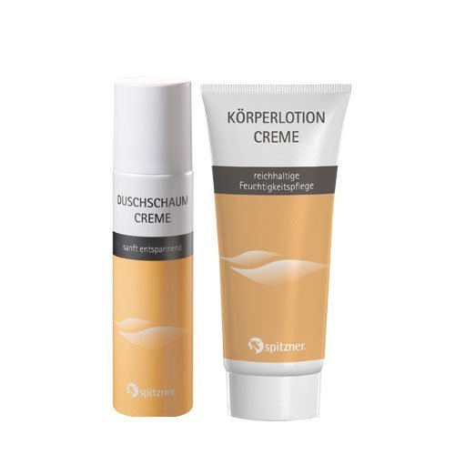 Spitzner Duschschaum Creme 150 ml + Körperlotion Creme 200 ml