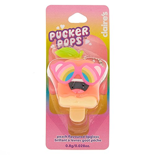 Claire's Girl's Pucker Pops™ Peach Flavoured Sunglasses Character in Pink.