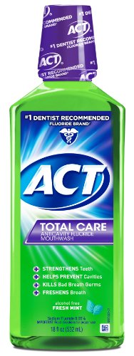 Act Anticavity Fluoride Mouth Rinse Alcohol Free, Fresh Mint 18 oz by Act RS.3773 (79.00% Off) - Amazon