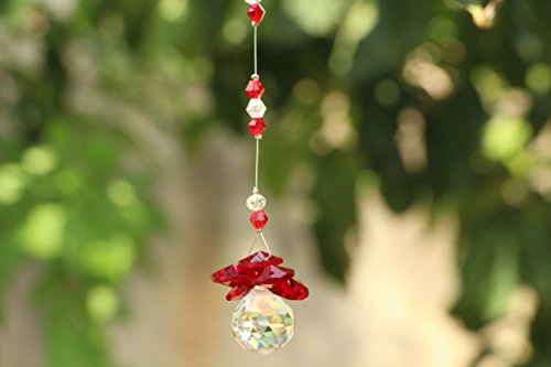 Yier® 20mm Kristall Kronleuchter Prismen Fenster Regenbogen -Hersteller Suncatcher 6er Pack - 6