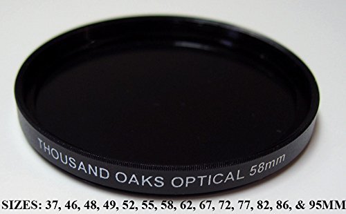 Thousand Oaks Optical58mm Black Plastic Solar Filter for Camera - Enhancing Effect - Black