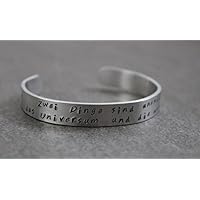 Armspange mit Wunschtext zweireihig