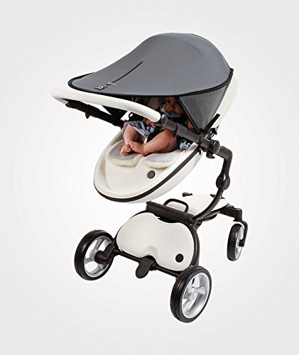 New 2015 Outlook Solar Shade, Blocks 99% UVA & UVB Rays - GREY universal fit for Pushchairs, Car Seats and Carry Cots