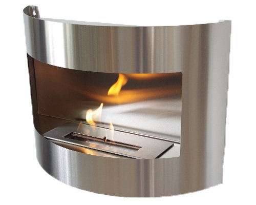 Neu Kamin Diana Premium Deluxe Bio Ethanol Gel Kamin aus Edelstahl reg. Brenner - 2
