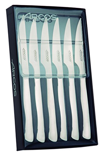 Arcos 378200 - Juego de cuchillos chuleteros, 110 mm (6pzas.)