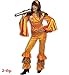 Produktbild KarnevalsTeufel Damenkostüm Anita 70er Jahre Outfit 2-TLG. Kostüm Oberteil mit Hose Orange Hippie-Outfit Sängerin in verschiedenen Größen erhältlich
