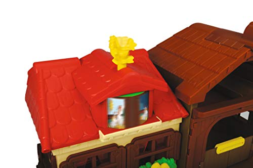 Dickie Toys 203818000 Happy Farm House, Bauernhof, Set für Kinder ab 1 Jahr, Traktor, mit Tieren, Licht & Sound, Mehrfarbig - 9