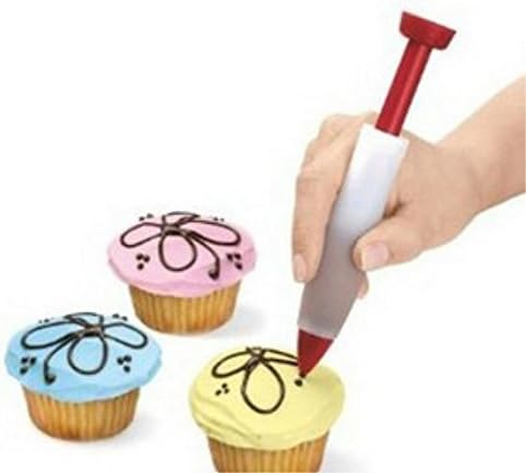 BAITER Reusable Pastry Cream Chocolate Decorating Tool Silicone Biscuits Icing Paint Pen Cake Cookie Food Decoration Pen Bakeware Kitchen Tools
