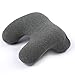 Produktbild XIAOXINGXING Memory Foam-Reisekissen Für Den Nacken Ergonomisches Nackenkissen Für Reisen Im Flugzeug Schreibtischkissen Bauchschläfer (Color : Gray, Size : As Shown)