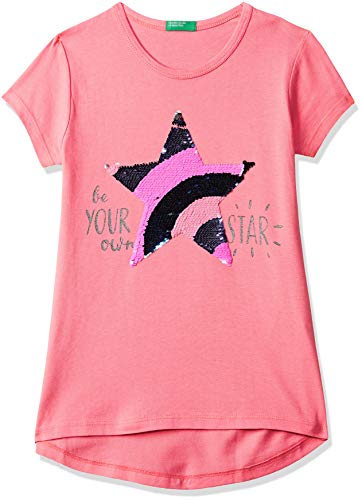 United Colors of Benetton Girls Plain Regular fit T-Shirt RS.449 (55.00% Off) - Amazon