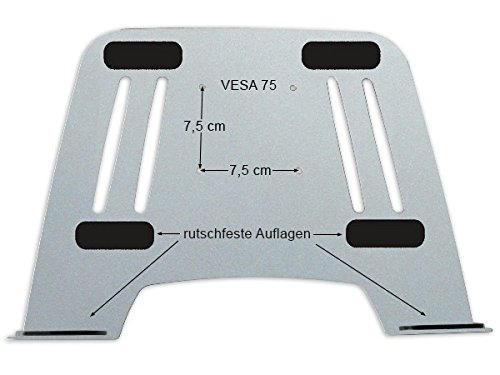 Wandhalterung mit Adapterplatte für Laptop Notebook Netbook Tablets PC Halterung Halter Modell: L52S-IP3S - 5
