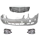 Nebelscheinwerfer rechts Set Stoßstange vorne + Zubehör für E-Klasse W211 Bj. 02-06 Classic Elegance