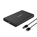Produktbild ORICO USB 3.0 Gehäuse Externe Festplatte für 9.5mm 7mm 2.5 Zoll SATA I/II/III Notebook Interne HDD und SSD, Werkzeugfreie Montage, UASP Beschleunigung - Schwarz