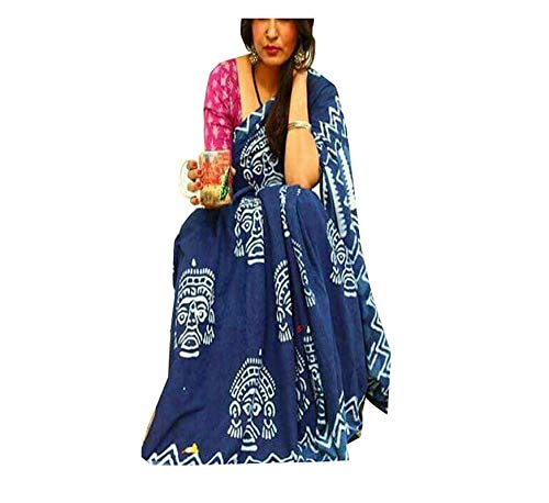 hand block saree