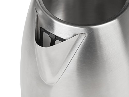 Teesa TSA1520W Kabelloser Wasserkocher, rostfreier Stahl mit Gehäuseelementen, weiß - 2