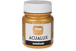 Colores Metalizados Acualux Titan - 100 mL, 860-Oro Rojizo