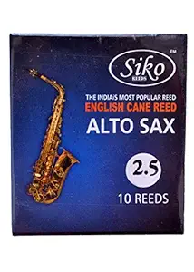 SIKO REEDS Alto Sax Reeds Strength 2.5 [10Pack]