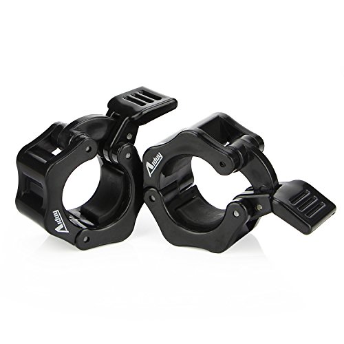 Aiduy Barbell Clamp 30 mm Diameter ABS Barbells Locking Collars Clamps with Quick Release (1 Pair)