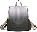 Produktbild Rucksack Damen Anti Diebstahl Tasche Umhängetasche Leder Daypacks Wasserdichte Backpack Schultaschen Casual Handtaschen Mode Anti-Diebstahl Tagesrucksack für Schule Reise Arbeit (Grau)