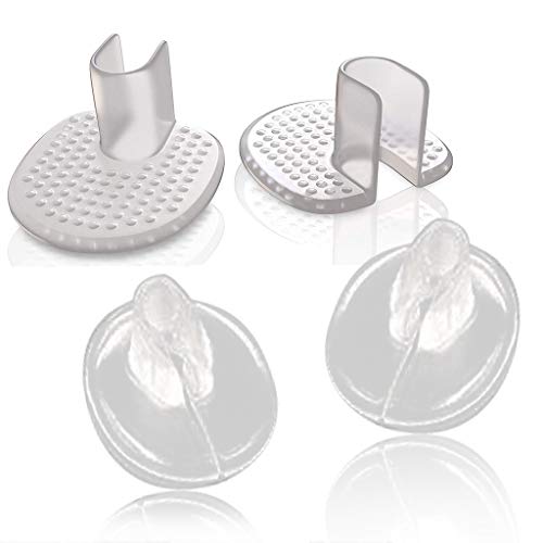 Wooow Silicone Sandal Protecteurs d'orteils-Sandal Flip-Flop Gel Protège-orteils Coussins Thong Protectors 4pcs